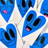Limited Edition 5" x 7" Heart Paintings (Available in 6 colors!)