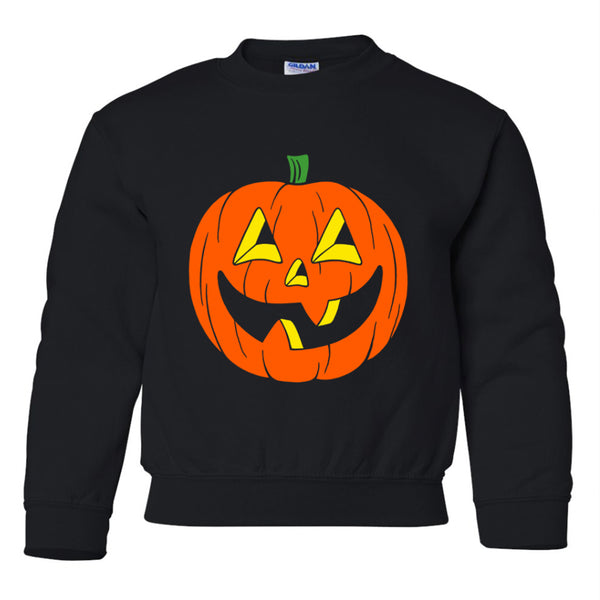 Happy Jack-O-Lantern Kid's Sweatshirt