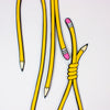 Lazy Pencil Cut-Out Paintings (Available in 2 styles!)