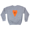 ADULT Heart Sweatshirt (Available in 5 colors!)