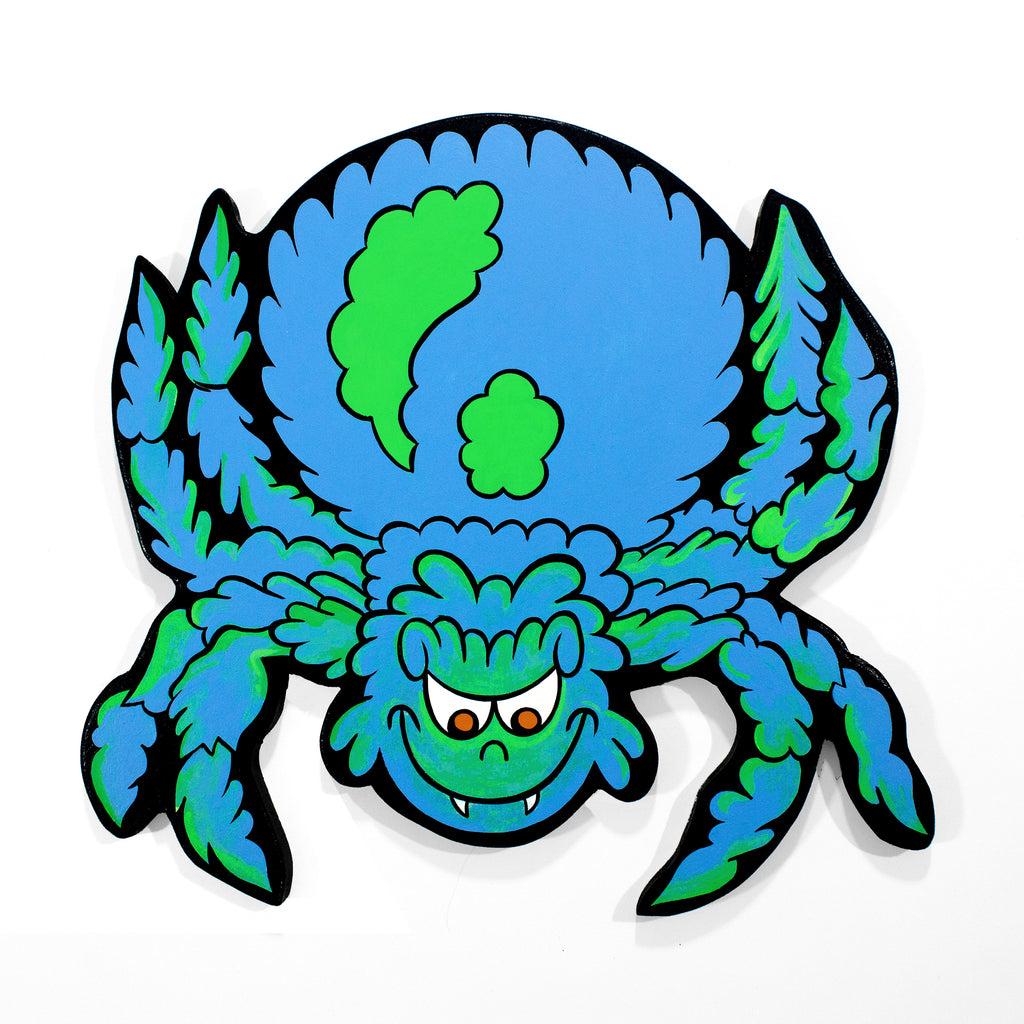 Hand-Painted Spooky Spider