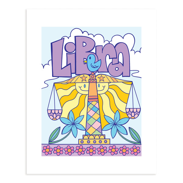 Zodiac Print: Libra