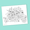 Eat It All Coloring Page - Free Downloadable PDF