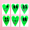 Limited Edition 5" x 7" Heart Paintings