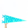 Custom Wood Name Pennant (Available in 2 sizes!)