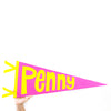 Custom Wood Name Pennant (Available in 2 sizes!)