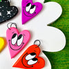 Wooden Heart Ornament (Available in 8 colors!)