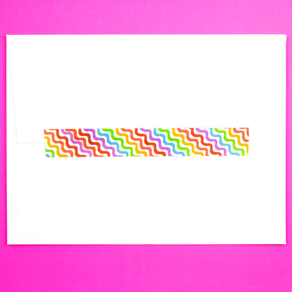 Rainbow Squiggle Washi Tape