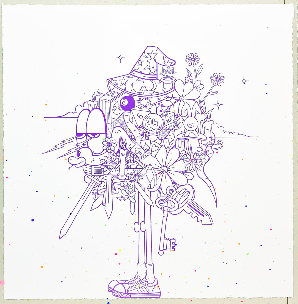 The Wizard Biz Screen Print