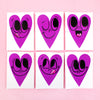 Limited Edition 5" x 7" Heart Paintings