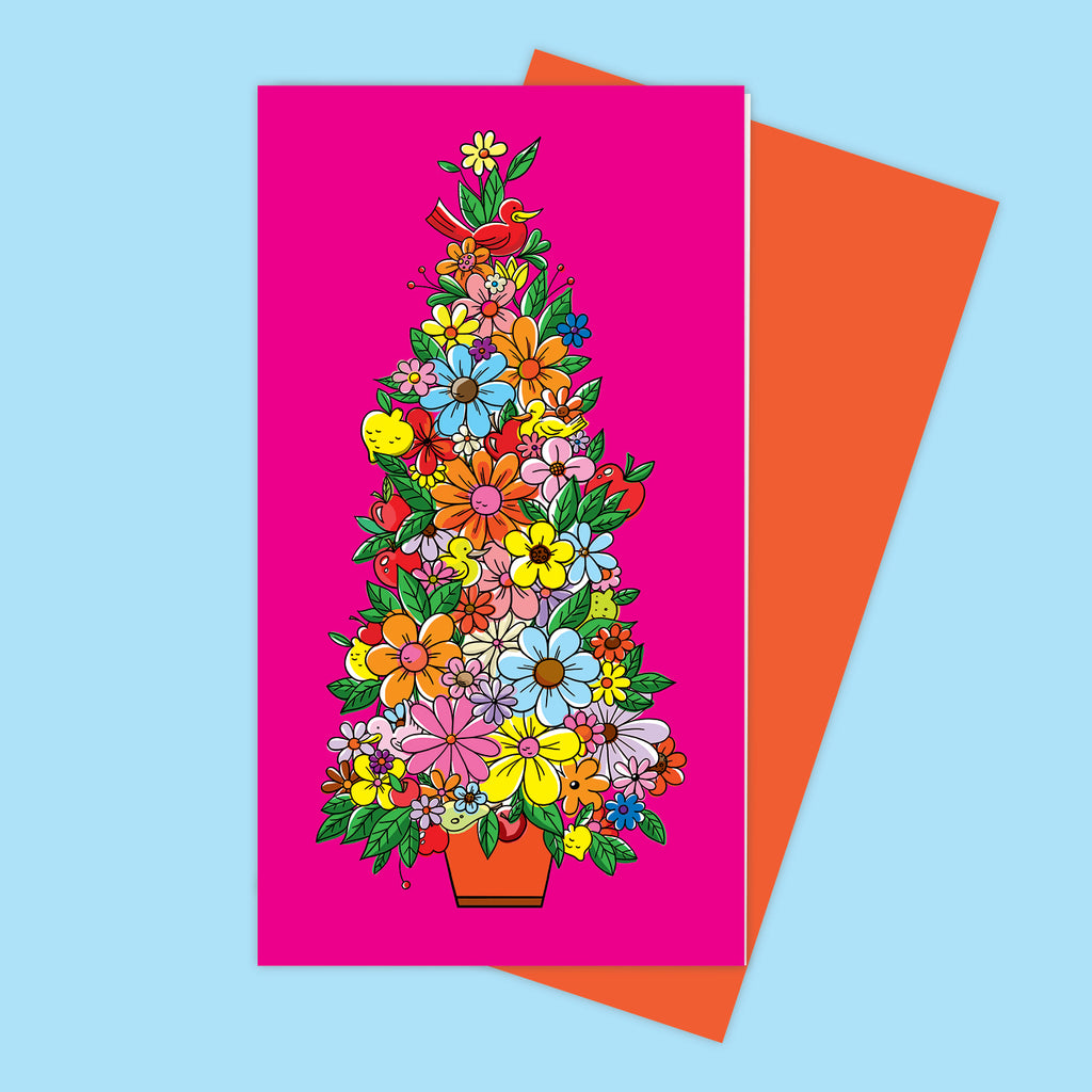 Garden Party Holiday Card