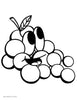 Grapes Coloring Page - Free Downloadable PDF