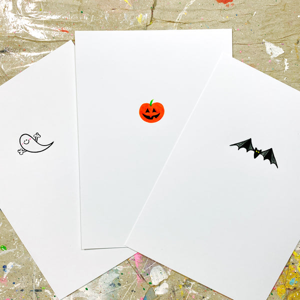 Mini Paintings: Happy Hauntings
