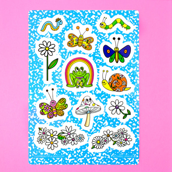 Spring Has Sprung Sticker Sheet