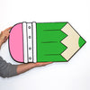 Stubby Pencil Cut-Out Painting (Available in 8 colors!)