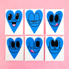 Limited Edition 5" x 7" Heart Paintings
