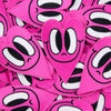 Crosseyed Hot Pink Heart Patch