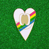 XL Rainbow Heart Pin