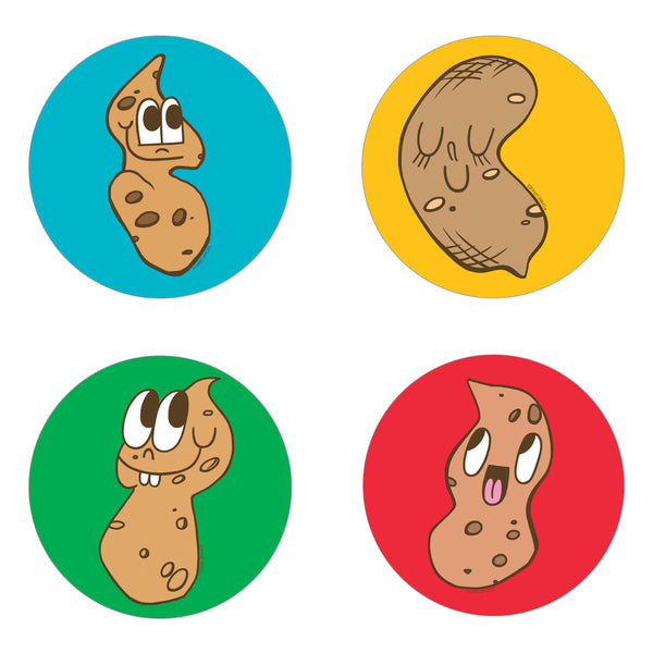 Scratch and Sniff Sticker Set of 16 - Peanuts