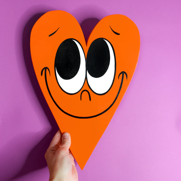 Sweet Heart Cut-Out Painting - 9 COLORS TO CHOOSE FROM!